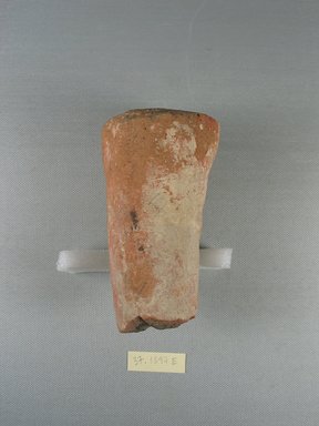  <em>Funerary Cone</em>, ca. 1400-1390 B.C.E. Terracotta, Diam. 3 1/16 x 4 13/16 in. (7.7 x 12.2 cm). Brooklyn Museum, Charles Edwin Wilbour Fund, 37.1847E. Creative Commons-BY (Photo: Brooklyn Museum, CUR.37.1847E.jpg)