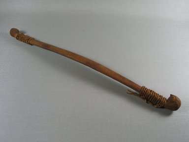  <em>Yoke with Remains of Original Rope on Each End</em>. Wood, plant fiber, 7/8 x 1 3/8 x 19 11/16 in. (2.2 x 3.5 x 50 cm). Brooklyn Museum, Charles Edwin Wilbour Fund, 37.274E. Creative Commons-BY (Photo: Brooklyn Museum, CUR.37.274E_overall.jpg)