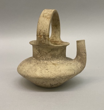 Huastec. <em>Jar</em>, 1250-1520. Ceramic, 5 1/4 × 5 1/2 × 4 3/4 in. (13.3 × 14 × 12.1 cm). Brooklyn Museum, Frank Sherman Benson Fund and the Henry L. Batterman Fund, 37.2777PA. Creative Commons-BY (Photo: Brooklyn Museum, CUR.37.2777PA_side.jpg)