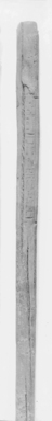 <em>Top Part of Walking Stick</em>, ca. 1539-1292 B.C.E. Wood, pigment, Greatest diam. 1 1/4 x 17 5/8 in. (3.2 x 44.7 cm). Brooklyn Museum, Charles Edwin Wilbour Fund, 37.278E. Creative Commons-BY (Photo: , CUR.37.278E_NegID_37.277E_NegGRPA_print_cropped_bw.jpg)