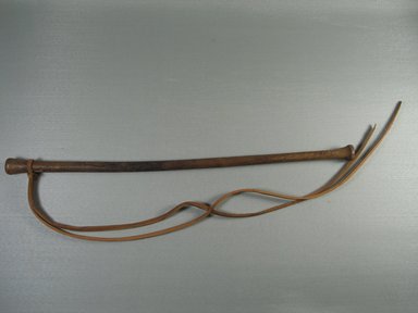  <em>Charioteer's Whip</em>, ca. 1190-656 B.C.E. Wood, leather, 7/8 x 19 15/16 in. (2.3 x 50.6 cm). Brooklyn Museum, Charles Edwin Wilbour Fund, 37.279E. Creative Commons-BY (Photo: Brooklyn Museum, CUR.37.279E_view1.jpg)