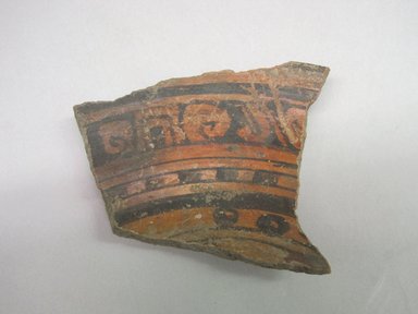  <em>Vessel Fragment</em>, ca. 1200-1500. Ceramic, pigment, 2 11/16 x 3 5/16 x 1/4 in. (6.8 x 8.4 x 0.6 cm). Brooklyn Museum, 37.279. Creative Commons-BY (Photo: Brooklyn Museum, CUR.37.279_view1.jpg)