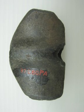 Woodlands. <em>Axe Head</em>. Stone, 3 13/16 x 2 5/16 in.  (9.7 x 5.8 cm). Brooklyn Museum, Frank Sherman Benson Fund and the Henry L. Batterman Fund, 37.2801PA. Creative Commons-BY (Photo: Brooklyn Museum, CUR.37.2801PA_view1.jpg)