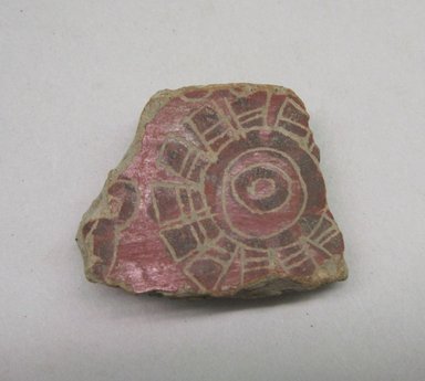  <em>Vessel Fragment</em>, ca. 900–1520. Ceramic, pigment, 1 3/8 x 7/16 x 1 13/16 in. (3.5 x 1.1 x 4.6 cm). Brooklyn Museum, 37.283b. Creative Commons-BY (Photo: Brooklyn Museum, CUR.37.283b.jpg)