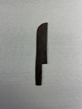  <em>Small Double-Edged Knife Blade</em>, ca. 2675-2170 B.C.E. Bronze, 11/16 x 5 7/8 in. (1.8 x 14.9 cm). Brooklyn Museum, Charles Edwin Wilbour Fund, 37.286E. Creative Commons-BY (Photo: Brooklyn Museum, CUR.37.286E_view01.jpg)