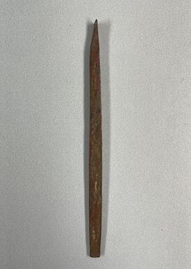  <em>Chisel Blade</em>, ca. 2500-1759 B.C.E., or 664-332 B.C.E. Bronze, 4 9/16 in. (11.6 cm). Brooklyn Museum, Charles Edwin Wilbour Fund, 37.301E. Creative Commons-BY (Photo: Brooklyn Museum, CUR.37.301E_view01.jpg)