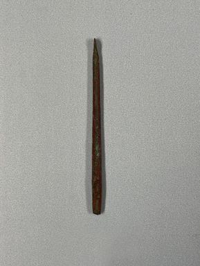  <em>Small Chisel</em>. Bronze, 2 11/16 × 1/8 × 1/16 in. (6.8 × 0.3 × 0.2 cm). Brooklyn Museum, Charles Edwin Wilbour Fund, 37.307E. Creative Commons-BY (Photo: Brooklyn Museum, CUR.37.307E_view01.jpg)