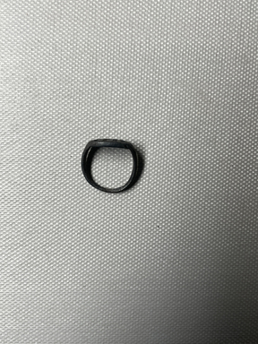  <em>Signet Ring</em>, ca. 1539-1075 B.C.E. Silver, 3/8 x 3 Diam. /4 x 9/16 in. (0.9 x 1.9 x 1.5 cm). Brooklyn Museum, Charles Edwin Wilbour Fund, 37.730E. Creative Commons-BY (Photo: Brooklyn Museum, CUR.37.730E_overall.JPG)