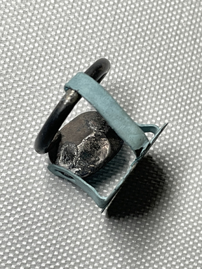  <em>Unfinished Signet Ring</em>, 664-525 B.C.E. Silver, width 1/2 x diam. 15/16 x length 5/8 in. (1.2 x 2.4 x 1.6 cm). Brooklyn Museum, Charles Edwin Wilbour Fund, 37.735E. Creative Commons-BY (Photo: Brooklyn Museum, CUR.37.735E_overall01.JPG)