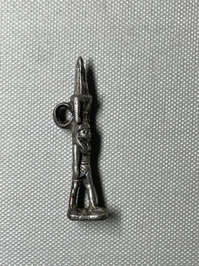  <em>Nefertem Amulet</em>. Silver Brooklyn Museum, Charles Edwin Wilbour Fund, 37.838E. Creative Commons-BY (Photo: Brooklyn Museum, CUR.37.838E_overall01.JPG)
