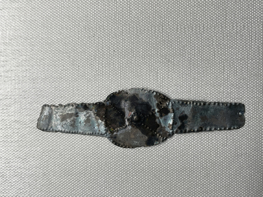  <em>Mouth Covering for a Mummy (?)</em>. Silver Brooklyn Museum, Charles Edwin Wilbour Fund, 37.851E. Creative Commons-BY (Photo: Brooklyn Museum, CUR.37.851E_overall01.JPG)