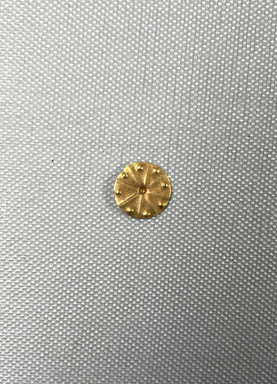  <em>Small Rosette</em>. Gold Brooklyn Museum, Charles Edwin Wilbour Fund, 37.855E. Creative Commons-BY (Photo: Brooklyn Museum, CUR.37.855E_overall.JPG)