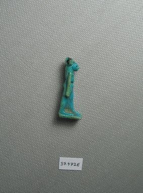  <em>Small Figure of Sekhmet Walking</em>. Faience Brooklyn Museum, Charles Edwin Wilbour Fund, 37.972E. Creative Commons-BY (Photo: Brooklyn Museum, CUR.37.972E_View3.jpg)