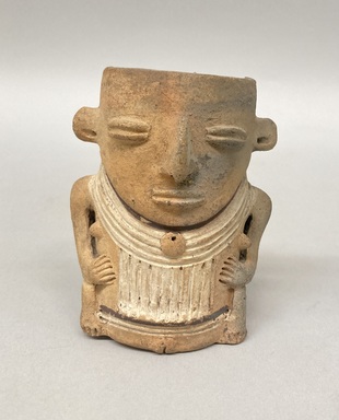 Muisca (Chibcha). <em>Effigy Vessel</em>, ca. 1000-1540. Ceramic, pigment, 4 × 3 × 2 1/2 in. (10.2 × 7.6 × 6.4 cm). Brooklyn Museum, Museum Expedition 1938, Dick S. Ramsay Fund, 38.577. Creative Commons-BY (Photo: Brooklyn Museum, CUR.38.577_overall.JPG)