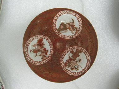  <em>Cup and Saucer</em>, 1890-1910. Kyoto porcelain Brooklyn Museum, Dick S. Ramsay Fund, 40.643a-b. Creative Commons-BY (Photo: Brooklyn Museum, CUR.40.643b_top.jpg)