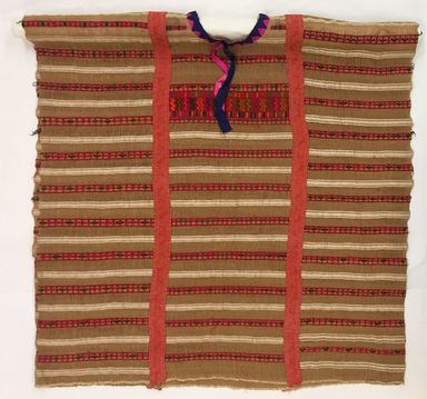 Trique. <em>Woman's Blouse</em>. Cotton with wool embroidery, 33 1/2 × 34 in. (85.1 × 86.4 cm). Brooklyn Museum, Ella C. Woodward Memorial Fund, 40.732. Creative Commons-BY (Photo: , CUR.40.732.jpg)