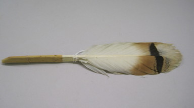  <em>Ornament</em>. Bamboo, feather, 12 1/4 x 2 1/2 in. Brooklyn Museum, Brooklyn Museum Collection, 40.928.30. Creative Commons-BY (Photo: , CUR.40.928.30.jpg)