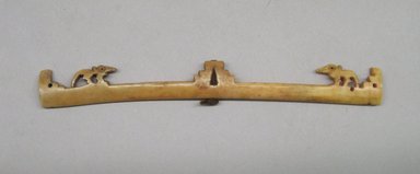  <em>Balance Scale Beam</em>. Bone, 5/8 x 1/8 x 5 1/2 in. (1.6 x 0.3 x 14 cm). Brooklyn Museum, Museum Expedition 1941, Frank L. Babbott Fund, 41.1275.122. Creative Commons-BY (Photo: Brooklyn Museum, CUR.41.1275.122.jpg)
