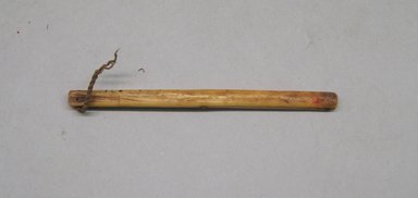 <em>Balance Scale Beam</em>. Bone, camelid fiber?, 1/4 x 3/16 x 4 in. (0.6 x 0.5 x 10.2 cm). Brooklyn Museum, Museum Expedition 1941, Frank L. Babbott Fund, 41.1275.129. Creative Commons-BY (Photo: Brooklyn Museum, CUR.41.1275.129.jpg)