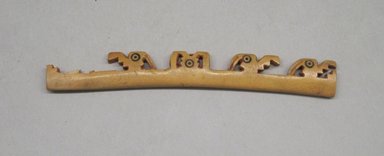  <em>Balance Scale Beam</em>. Bone, 9/16 x 1/8 x 4 3/4 in. (1.4 x 0.3 x 12 cm). Brooklyn Museum, Museum Expedition 1941, Frank L. Babbott Fund, 41.1275.138. Creative Commons-BY (Photo: Brooklyn Museum, CUR.41.1275.138.jpg)