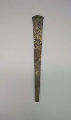  <em>Chisel</em>. Copper, 7/8 x 1/16 x 6 7/16 in. (2.2 x 0.2 x 16.4 cm). Brooklyn Museum, Museum Expedition 1941, Frank L. Babbott Fund, 41.1275.306. Creative Commons-BY (Photo: Brooklyn Museum, CUR.41.1275.306.jpg)