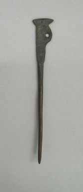  <em>Pin or Tupu</em>. Copper, 1/2 x 1/16 x 3 1/4 in. (1.3 x 0.2 x 8.3 cm). Brooklyn Museum, Museum Expedition 1941, Frank L. Babbott Fund, 41.1275.322. Creative Commons-BY (Photo: , CUR.41.1275.322.jpg)