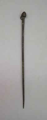  <em>Pin with Knob and Loop</em>. Copper, 1/2 x 5/16 x 6 7/8 in. (1.3 x 0.8 x 17.5 cm). Brooklyn Museum, Museum Expedition 1941, Frank L. Babbott Fund, 41.1275.331. Creative Commons-BY (Photo: , CUR.41.1275.331.jpg)