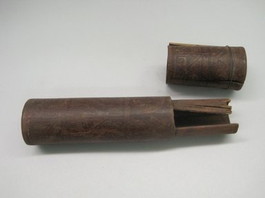  <em>Tube and Cover</em>. Reed, 1 11/16 x 7 9/16 in. (4.3 x 19.2 cm). Brooklyn Museum, Museum Expedition 1941, Frank L. Babbott Fund, 41.1275.360. Creative Commons-BY (Photo: Brooklyn Museum, CUR.41.1275.360.jpg)