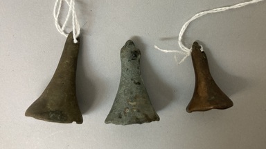  <em>Four Bell Pendants</em>. Copper, 1 5/8 × 1 × 15/16 in. (4.1 × 2.5 × 2.4 cm). Brooklyn Museum, Museum Expedition 1941, Frank L. Babbott Fund, 41.1275.363a-d. Creative Commons-BY (Photo: Brooklyn Museum, CUR.41.1275.363.jpg)