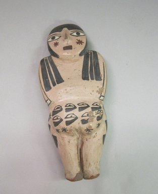 Nasca. <em>Female Figurine</em>, circa 600 C.E. Pottery Brooklyn Museum, Henry L. Batterman Fund, 41.432. Creative Commons-BY (Photo: Brooklyn Museum, CUR.41.432_view01.jpg)