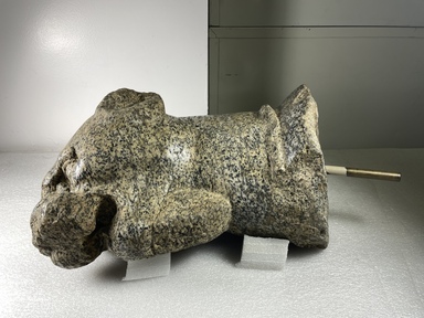  <em>Head of Panther</em>, 1st-3rd century C.E. Granite (?), 14 15/16 x 8 7/16 in. (38 x 21.5 cm). Brooklyn Museum, Charles Edwin Wilbour Fund, 41.468. Creative Commons-BY (Photo: Brooklyn Museum, CUR.41.468_view01.jpg)
