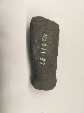 Marquesan. <em>Stone</em>, before 1938. Stone, 4 15/16 x 1 9/16 in. (11 x 4 cm). Brooklyn Museum, A. Augustus Healy Fund, 42.211.87. Creative Commons-BY (Photo: Brooklyn Museum, CUR.42.211.87.jpg)
