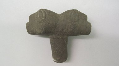 Marquesan. <em>Figure (Tiki Ke'a)</em>, before 1938. Stone, 2 7/16 x 1 9/16 x 2 3/8 in. (6.2 x 4 x 6 cm). Brooklyn Museum, A. Augustus Healy Fund, 42.211.93. Creative Commons-BY (Photo: Brooklyn Museum, CUR.42.211.93.jpg)