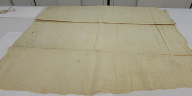 Marquesan. <em>Loin Cloth</em>, before 1938. Barkcloth, a: 84 13/16 × 54 1/16 in. (215.5 × 137.3 cm). Brooklyn Museum, A. Augustus Healy Fund, 42.211.98a-b. Creative Commons-BY (Photo: , CUR.42.211.98a_view01.jpg)