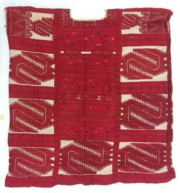 Chinanteca ?. <em>Huipil</em>, 20th century. Cotton, 33 1/2 x 35 in. (85.1 x 88.9 cm). Brooklyn Museum, Museum Expedition 1942, Frank L. Babbott Fund, 42.235.49. Creative Commons-BY (Photo: , CUR.42.235.49.jpg)