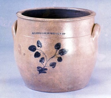 Noah Furman. <em>Jar</em>. Stoneware Brooklyn Museum, Gift of Arthur W. Clement, 43.128.9. Creative Commons-BY (Photo: Brooklyn Museum, CUR.43.128.9.jpg)