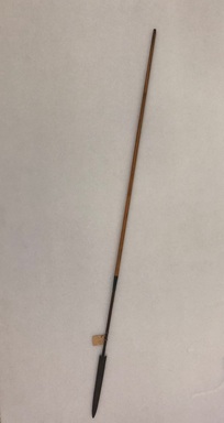  <em>Spear</em>, 20th century. Wood, metal, 1/2 × 1/2 × 48 1/2 in. (1.3 × 1.3 × 123.2 cm). Brooklyn Museum, Anonymous gift in memory of Dr. Harlow Brooks, 43.201.122. Creative Commons-BY (Photo: Brooklyn Museum, CUR.43.201.122.jpg)