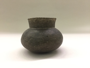 Mound Builder. <em>Jar</em>. Ceramic, 4 × 5 × 5 in. (10.2 × 12.7 × 12.7 cm). Brooklyn Museum, Anonymous gift in memory of Dr. Harlow Brooks, 43.201.210. Creative Commons-BY (Photo: , CUR.43.201.210_view01.jpg)