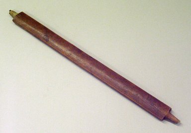 Plains. <em>Pipe Stem</em>, 19th century. Wood, 16 15/16 x 1 3/16 in. (43 x 3 cm). Brooklyn Museum, Anonymous gift in memory of Dr. Harlow Brooks, 43.201.242. Creative Commons-BY (Photo: Brooklyn Museum, CUR.43.201.242.jpg)