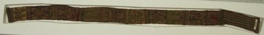 Wari. <em>Headband or Belt?</em>, 600-1000. Cotton, camelid fiber, 1 15/16 x 36 5/8 in. (5 x 93 cm). Brooklyn Museum, Henry L. Batterman Fund, 43.68. Creative Commons-BY (Photo: Brooklyn Museum, CUR.43.68.jpg)