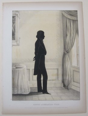 Edmond Burke Kellogg (American, 1809-1872). <em>Portrait Gallery of Distinguished American Citizens: Henry Alexander Wise</em>, 1844. Lithograph, Sheet: 16 3/4 x 12 3/8 in. (42.5 x 31.5 cm). Brooklyn Museum, Dick S. Ramsay Fund, 43.83.16 (Photo: Brooklyn Museum, CUR.43.83.16.jpg)