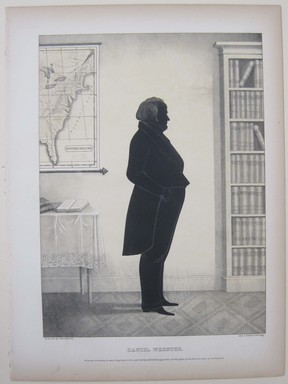 Edmond Burke Kellogg (American, 1809-1872). <em>Portrait Gallery of Distinguished American Citizens: Daniel Webster</em>, 1844. Lithograph, Sheet: 16 13/16 x 12 3/8 in. (42.7 x 31.5 cm). Brooklyn Museum, Dick S. Ramsay Fund, 43.83.21 (Photo: Brooklyn Museum, CUR.43.83.21.jpg)