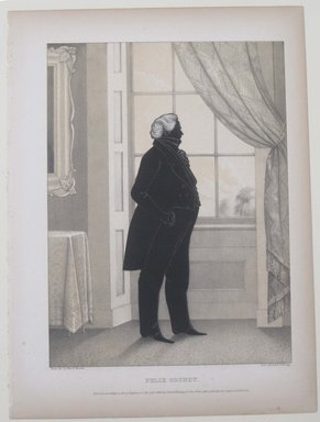 Edmond Burke Kellogg (American, 1809-1872). <em>Portrait Gallery of Distinguished American Citizens: Felix Grundy</em>, 1844. Lithograph, Sheet: 16 13/16 x 12 3/8 in. (42.7 x 31.5 cm). Brooklyn Museum, Dick S. Ramsay Fund, 43.83.25 (Photo: Brooklyn Museum, CUR.43.83.25.jpg)