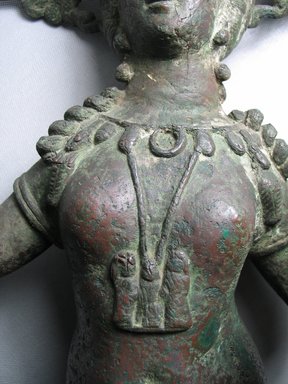  <em>Figure of Isis-Aphrodite</em>, 1st-2nd century C.E. Bronze, Height: 23 1/8 in. (58.7 cm). Brooklyn Museum, Charles Edwin Wilbour Fund, 44.224. Creative Commons-BY (Photo: Brooklyn Museum, CUR.44.224_view3.jpg)