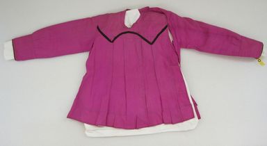 Possibly Quechua. <em>Woman's Blouse</em>, ca. 1945. Cotton, 14 15/16 (at shoulders) x 23 5/8 in. (38 x 60 cm). Brooklyn Museum, Gift of Carolyn Schnurer, 45.108.12. Creative Commons-BY (Photo: Brooklyn Museum, CUR.45.108.12.jpg)