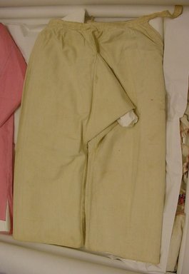  <em>Man's Shirt and Trousers</em>, ca. 1945. Cotton, A: 22 13/16 (at shoulders) x 30 1/2 in. (58 x 77.5 cm). Brooklyn Museum, Gift of Carolyn Schnurer, 45.108.9a-b. Creative Commons-BY (Photo: Brooklyn Museum, CUR.45.108.9b.jpg)