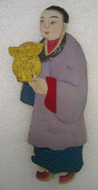  <em>Flat Doll</em>. Silk Brooklyn Museum, Gift of Mrs. Michael Tuch, 45.16.7. Creative Commons-BY (Photo: Brooklyn Museum, CUR.45.16.7_front.jpg)