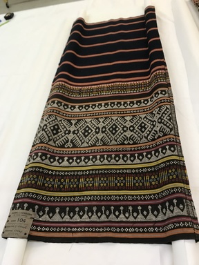  <em>Sarong</em>. Cotton, 20 1/2 × 50 9/16 in. (52 × 128.5 cm). Brooklyn Museum, Dick S. Ramsay Fund, 45.183.44. Creative Commons-BY (Photo: , CUR.45.183.44_view01.jpg)