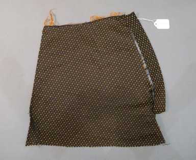 Unknown. <em>Textile Fragments</em>, 1880-1889. Silk, d: 7 1/4 x 56 in. (18.4 x 142.2 cm). Brooklyn Museum, Anonymous gift, 45.34.4d-k (Photo: Brooklyn Museum, CUR.45.34.4i.jpg)