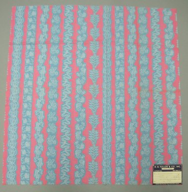 Jim Tillett (American, 1913-1996). <em>Textile</em>, 1947. Printed Cotton, 34 3/4 x 36 in. (88.3 x 91.4 cm). Brooklyn Museum, Gift of D. B. Fuller and Co. Inc., 47.38.13 (Photo: Brooklyn Museum, CUR.47.38.13.jpg)